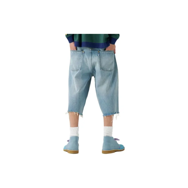 Levi's Denim Shorts Men's Light Blue-5