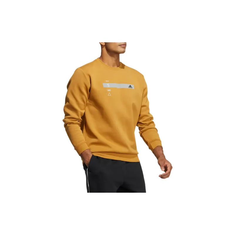 Adidas Sweatshirts Men Yellow-3