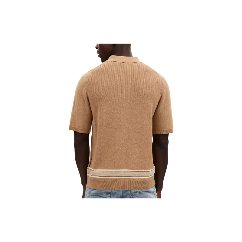 COACH Polo Shirts Men Brown-3