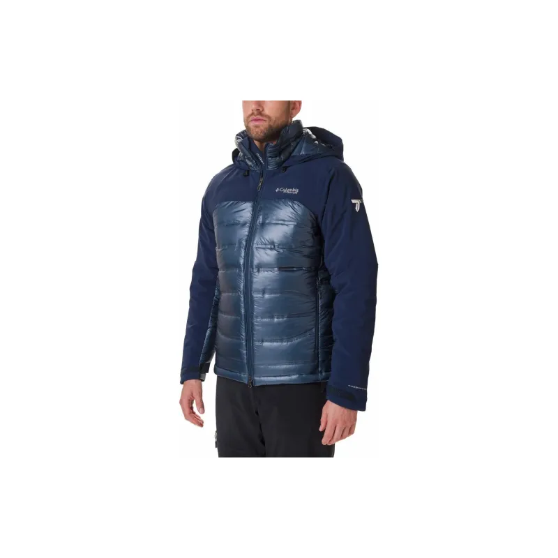 Columbia Down Jackets Men Marine Blue-4