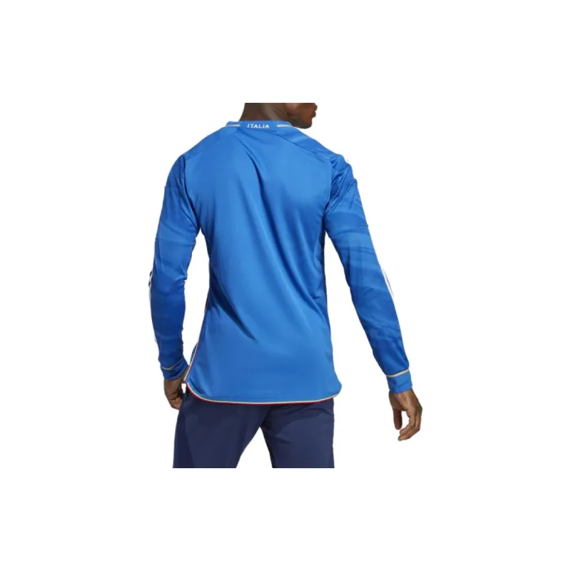 Adidas Italy 2023 Home Long Sleeve Jersey-4