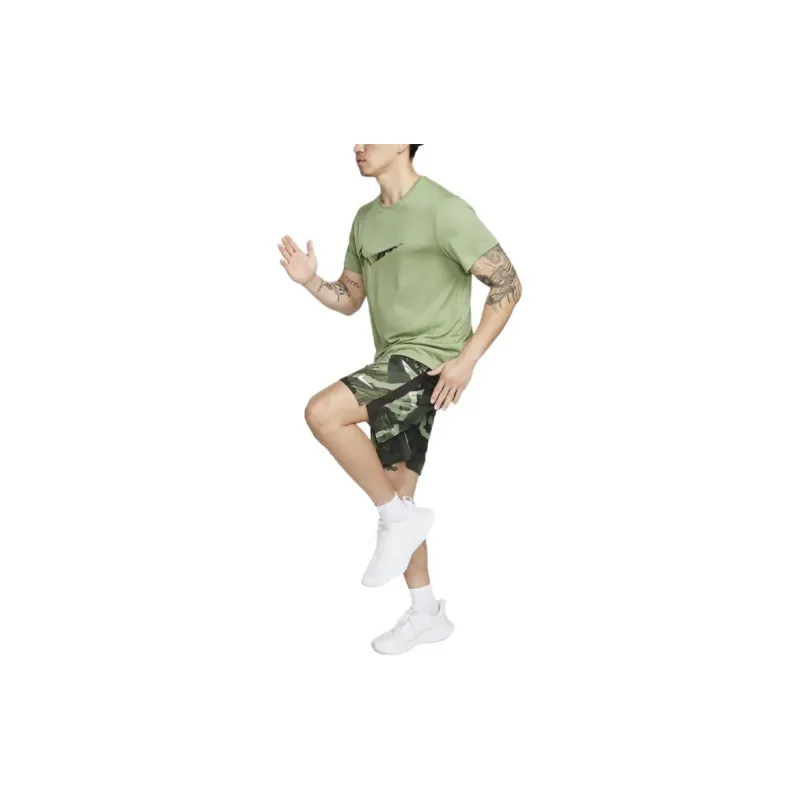 Nike Miler T Shirt Men's Oil Green-2