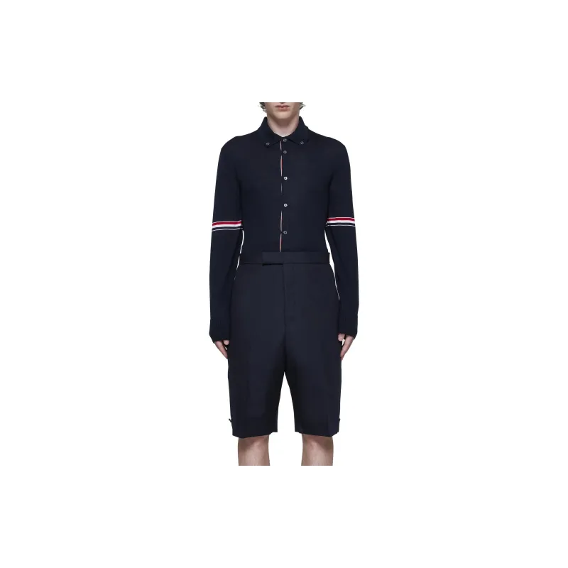 THOM BROWNE High Waisted Shorts-2