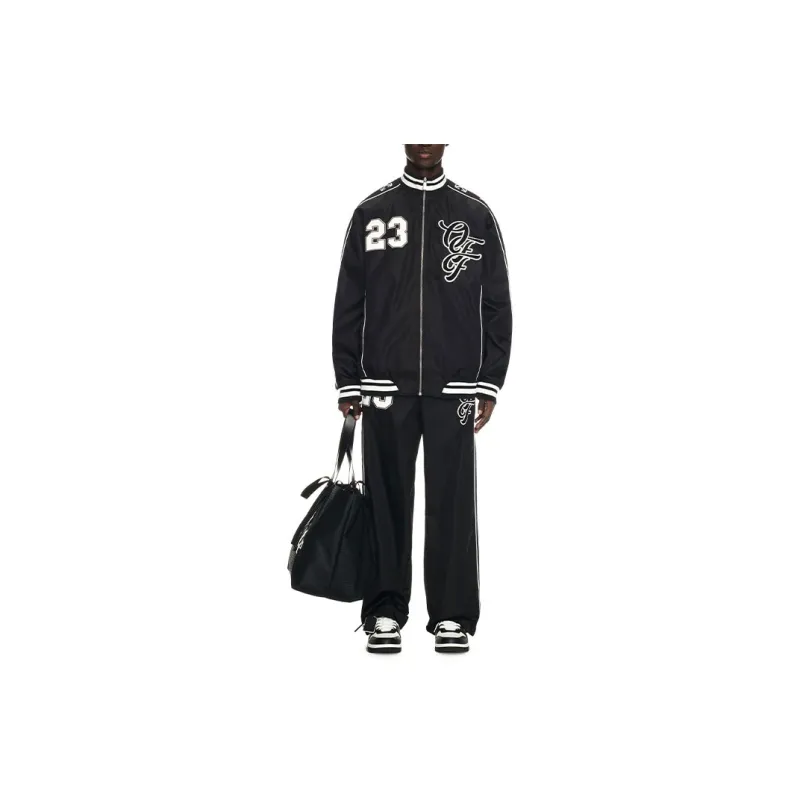 OFF WHITE Varsity patch Bomber Jacket-1