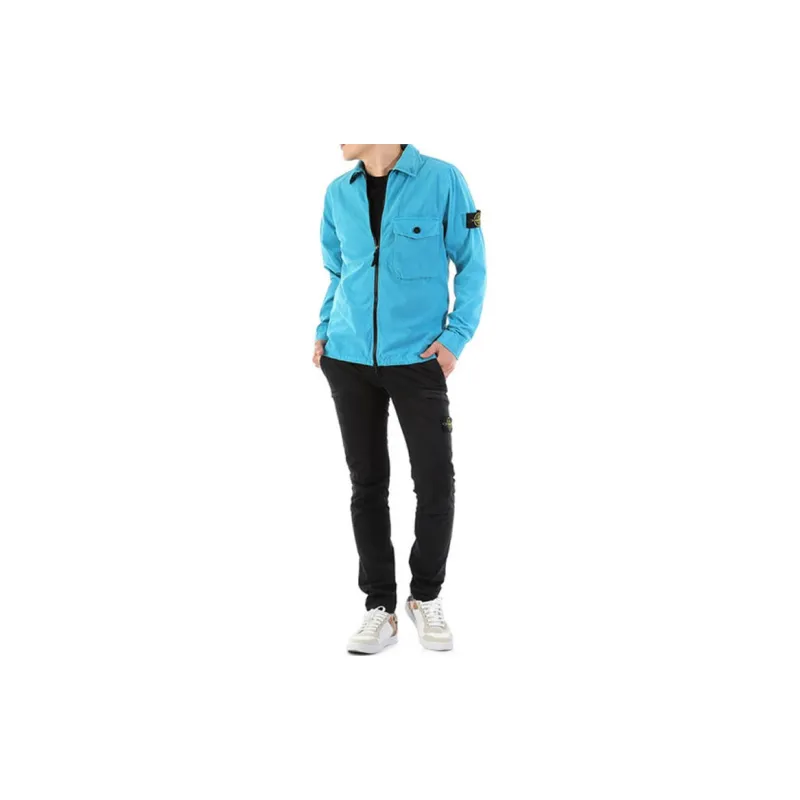 STONE ISLAND Shirts Men Blue-2