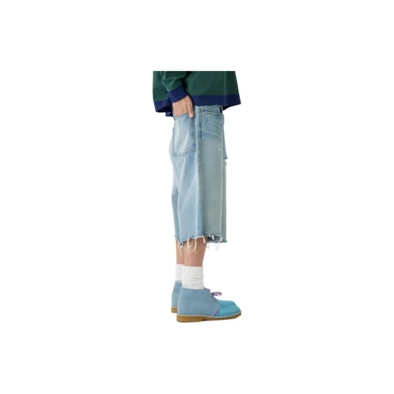 Levi's Denim Shorts Men's Light Blue-3