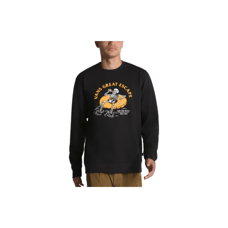 Vans Permanent Vacation Sweatshirts Unisex Black-4