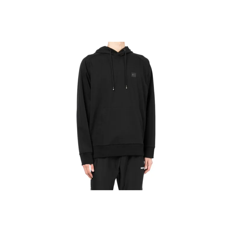 Boss Chest Logo patch Detail Hoodie-3