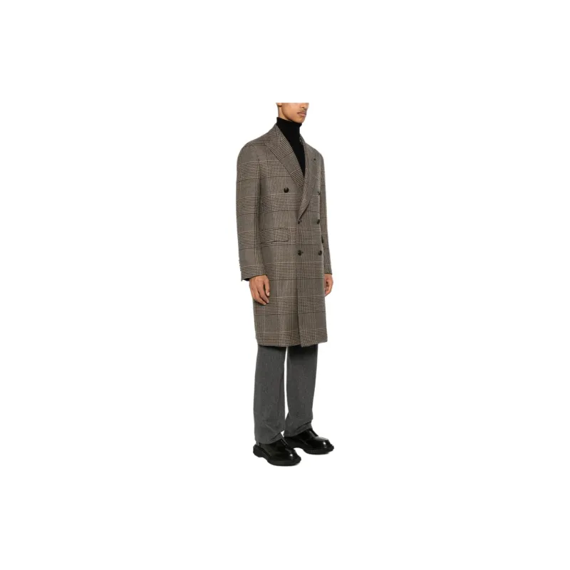 Tagliatore Houndstooth Double breasted Blazer-3