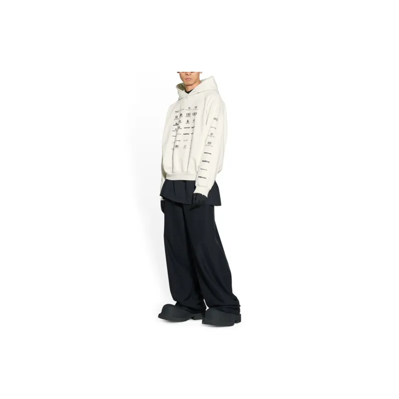 Balenciaga SS23 Sweatshirt Loose Fit Style Unisex Ecru-2