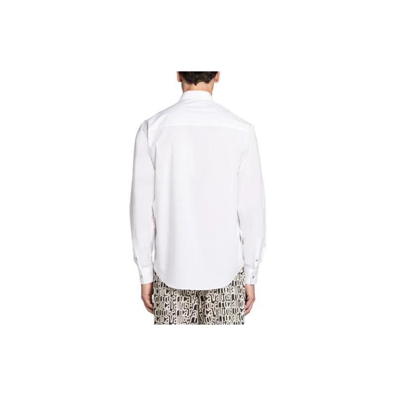 Roberto Cavalli Logo embroidered Cotton Shirt-2