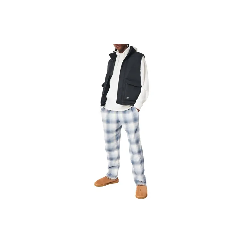 Hollister Casual Pants Men's Slate Gray Check-3