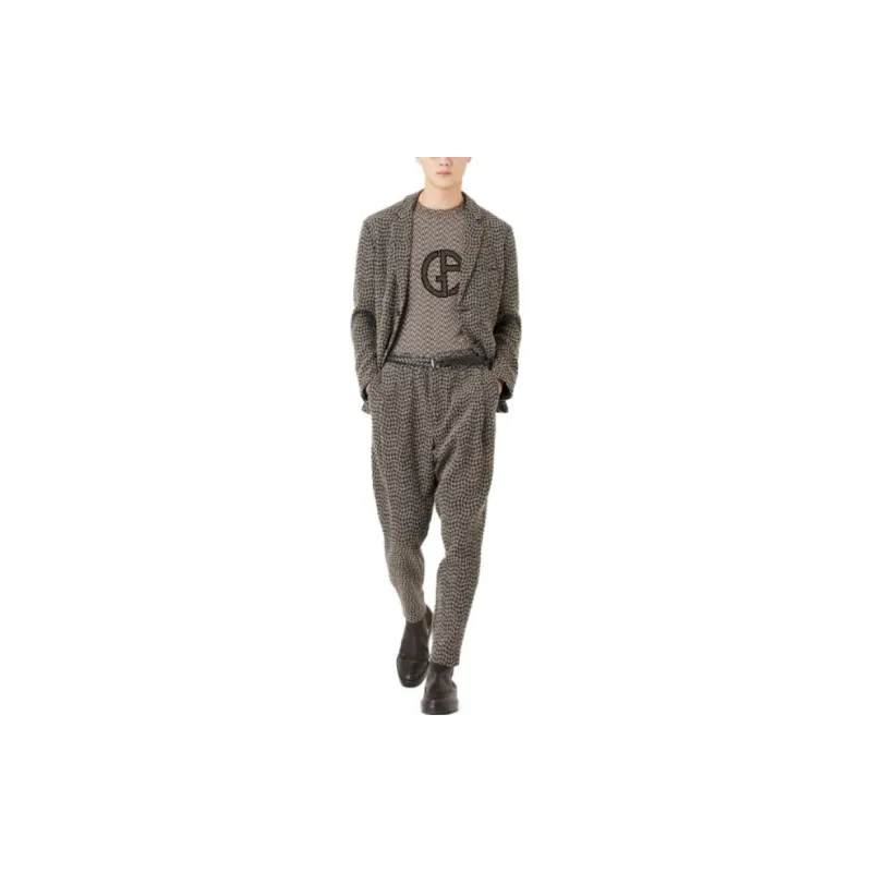 GIORGIO ARMANI T-Shirts Men Khaki-3