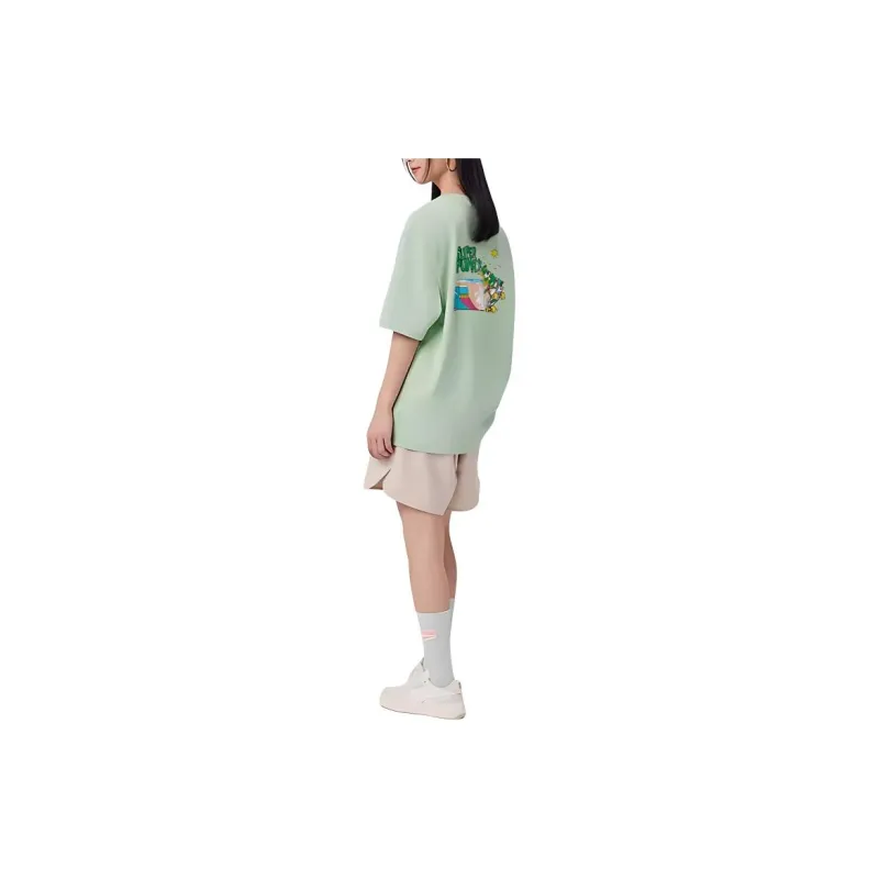 PUMA T Shirt Unisex Light Green-2