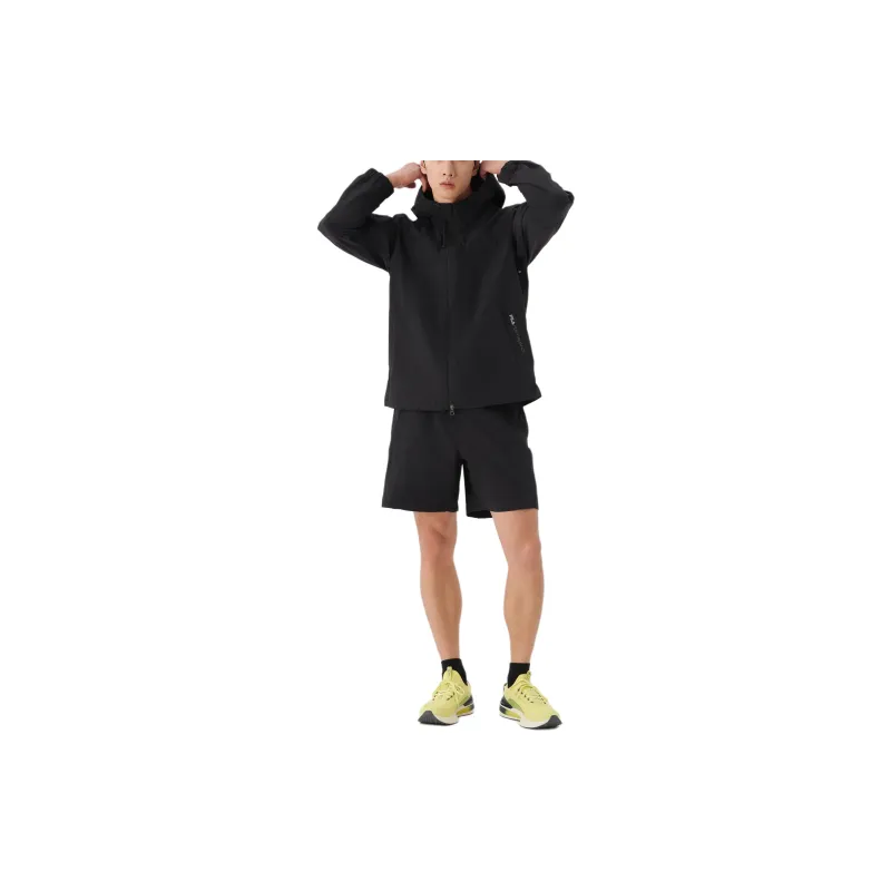 FILA Performance Hype Ripstop 3/4 Pants Casual Shorts Unisex Black-2