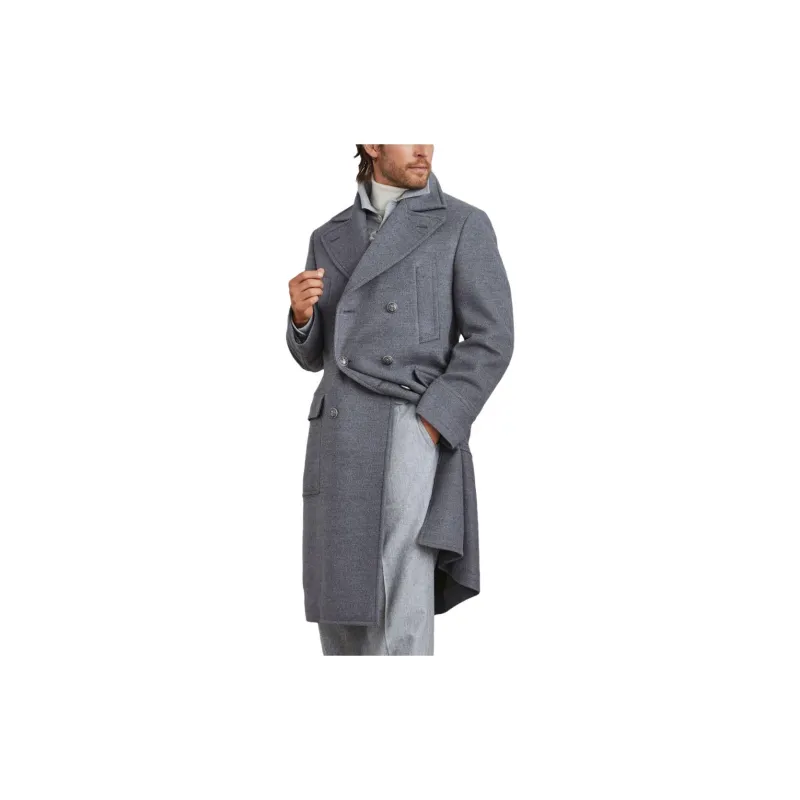 Brunello Cucinelli Double Breasted Long Coat-2