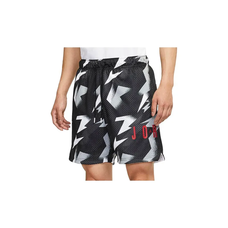 Jordan Men Flash Basketball Short 'Black White'-4