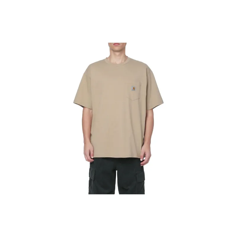 Carhartt WIP T Shirts Men Brown-3