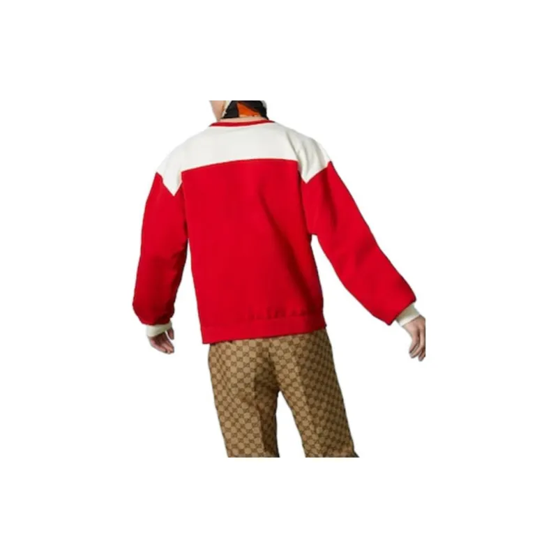 GUCCI Interlock 1921 Logo Crewneck-3