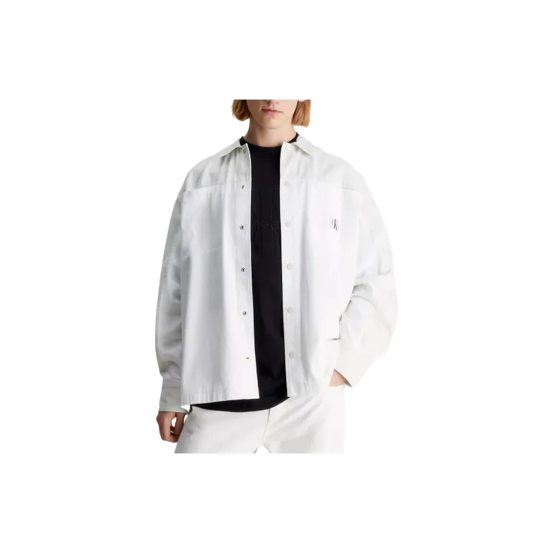 CALVIN KLEIN Shirt Europe Version Men's Bright White-1
