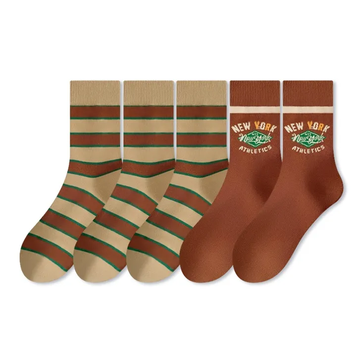 ROBINHOOD Mid Calf Socks Women's 5 Pack-6