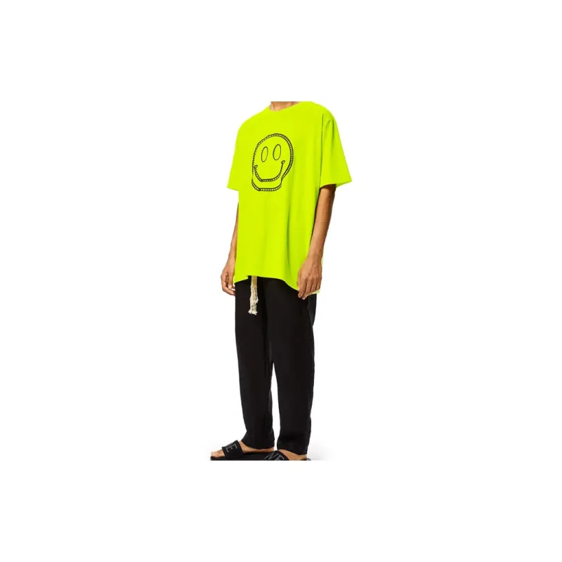LOEWE T Shirts Unisex Neon Yellow-2