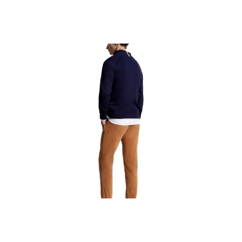 Tommy Hilfiger Cashmere Sweater Men's Marine Blue-4