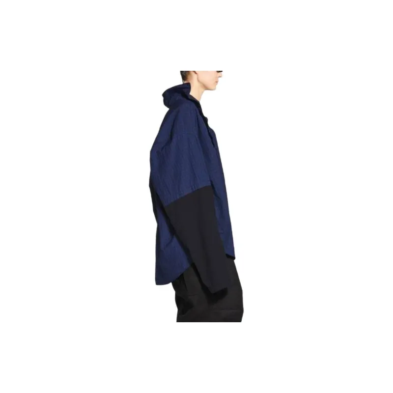 Balenciaga T Shirt Loose Fit Men's Blue-4