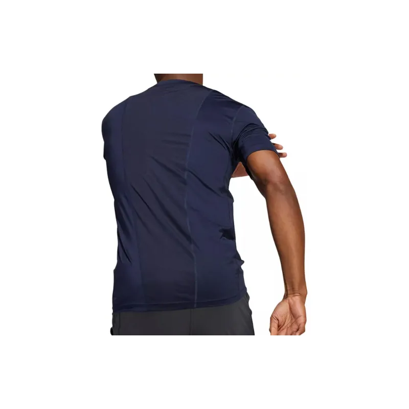 Adidas Tech Fit T Shirt Men's Marine Blue-1