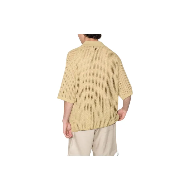 NANUSHKA SS22 Loose Fit Knitwear Men's Apricot-3
