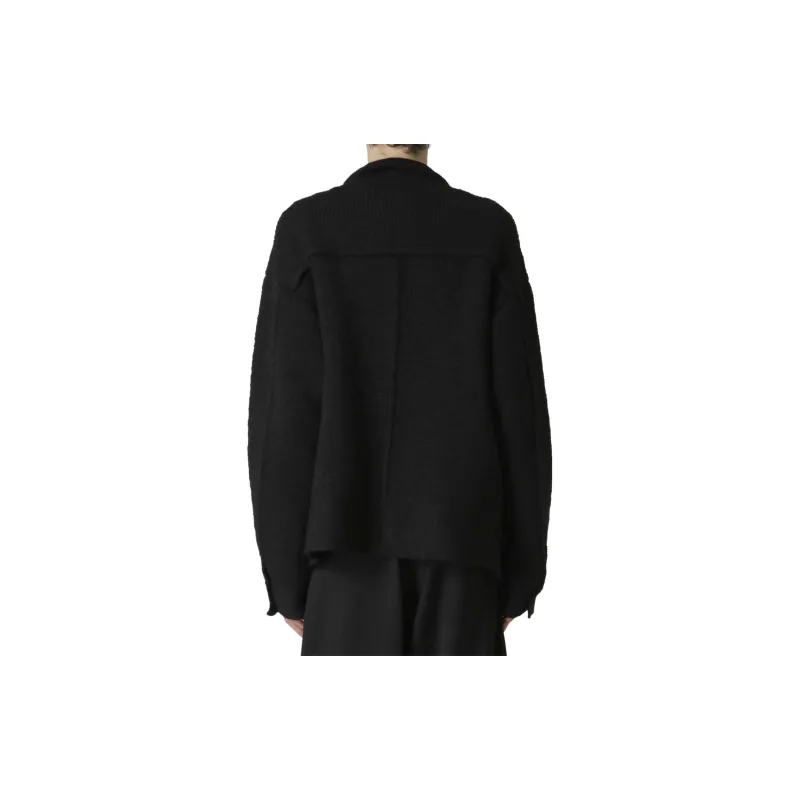 Yohji Yamamoto Long Sleeved Buttoned Jacket-4