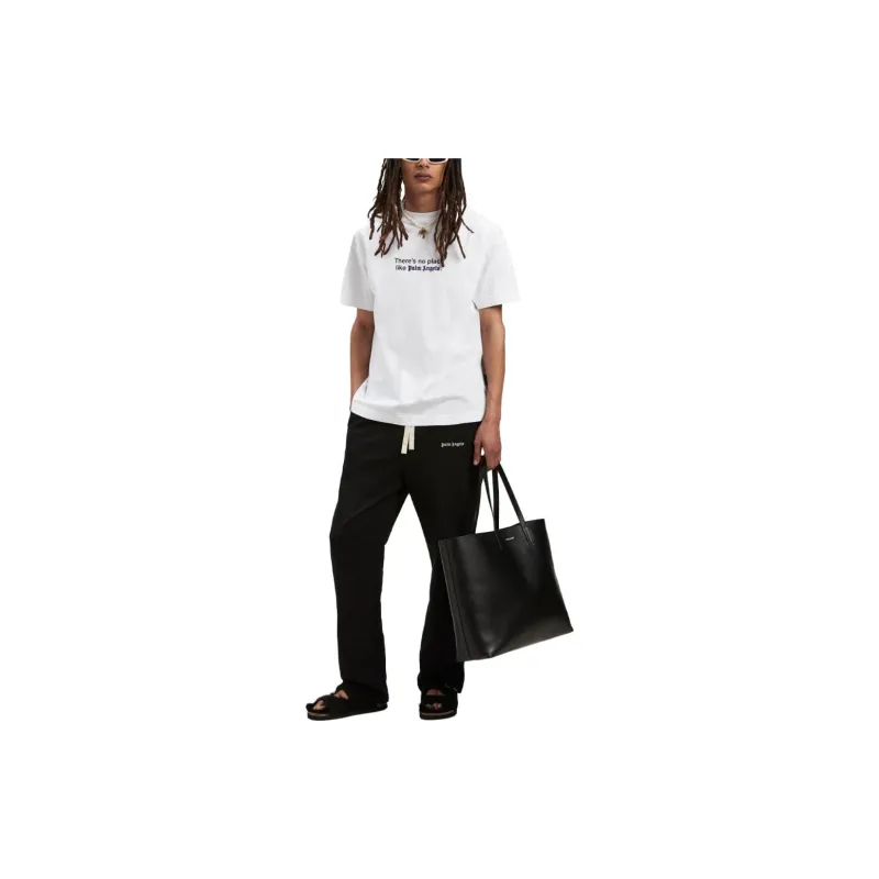 PALM ANGELS Embroidered logo Track Pants-1