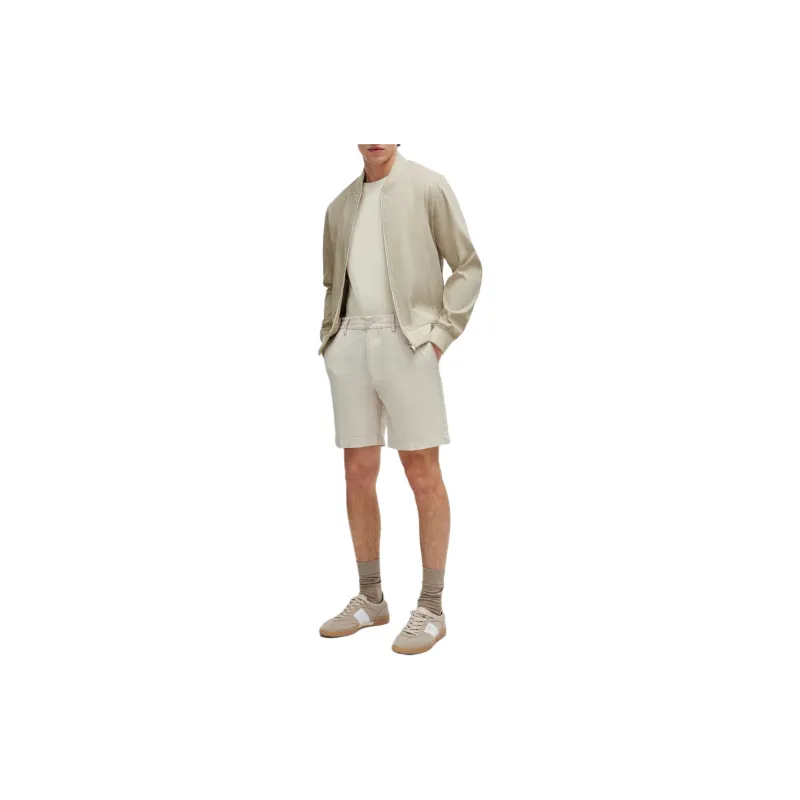 HUGO BOSS Elasticated waist Stretch cotton Shorts-1