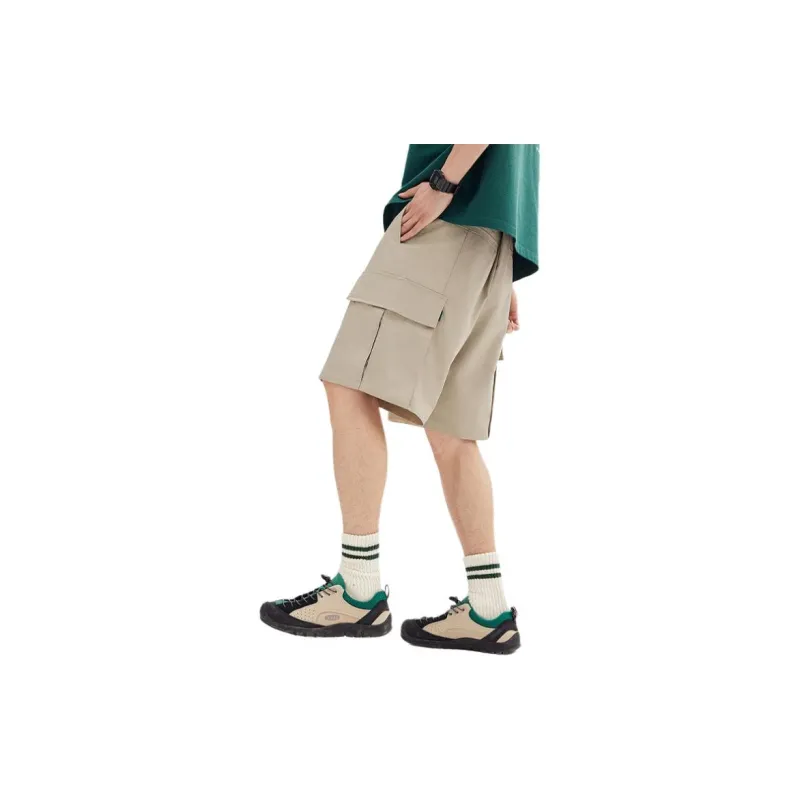 PEACEBIRD Cargo Shorts Men's Khaki-4