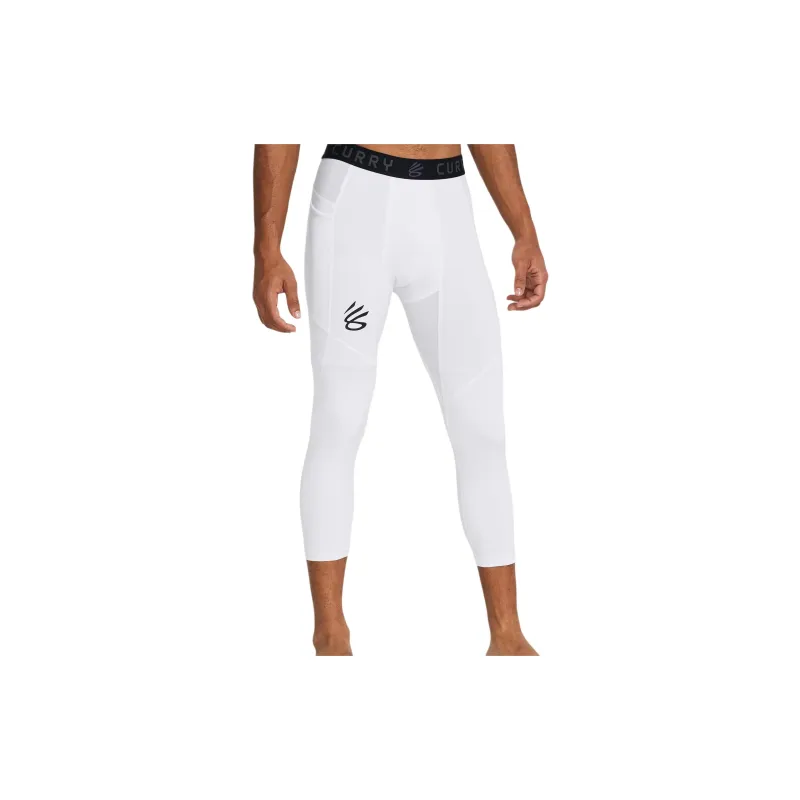 Under Armour Curry Brand Athletic Trousers Men's White-2