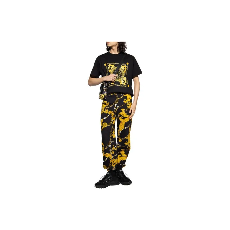 VERSACE JEANS COUTURE Logo print Organic Cotton T shirt-2