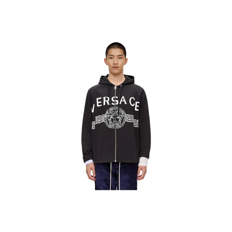 VERSACE SS22 Jackets Coats Men's Black-2