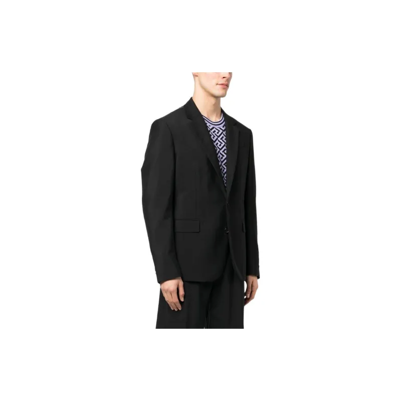 VERSACE SS23 Business Suit Coat Men's Black-3