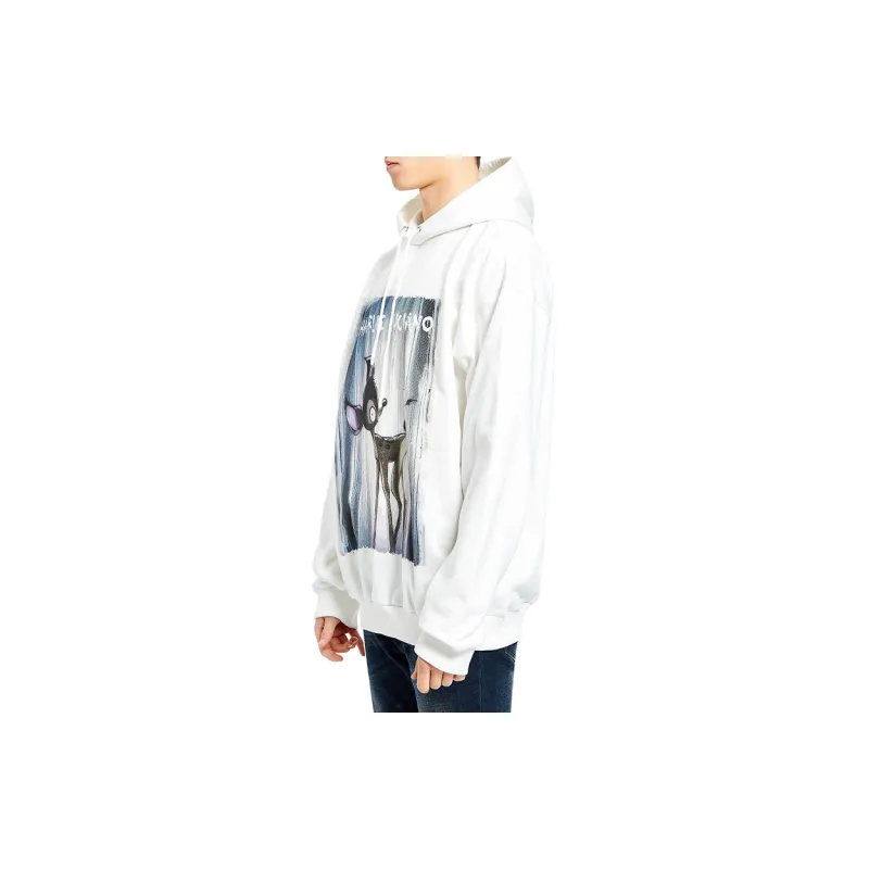 Charlie Luciano Sweatshirt Unisex White-5