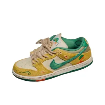 Jarritos x Nike SB Anti Slip Wear Resistant Low Top Skateboard Shoes Unisex Beige Green
