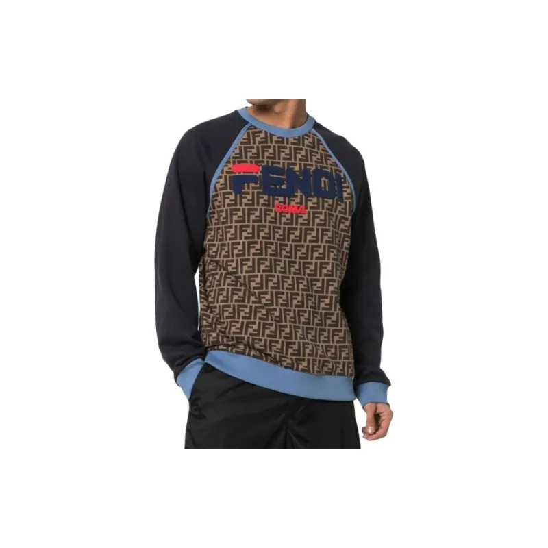 FENDI Sweatshirts Men Multicolor-2