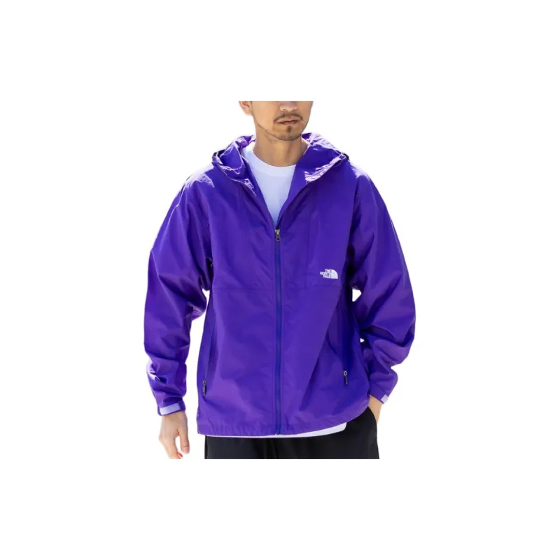 THE NORTH FACE THE NORTH FACE Apparel Collection Water Resistant Windproof Breathable Windbreaker Jacket Unisex Purple-2