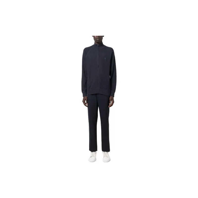 Polo Ralph Lauren Embroidered logo Textured Zip up Jumper-1