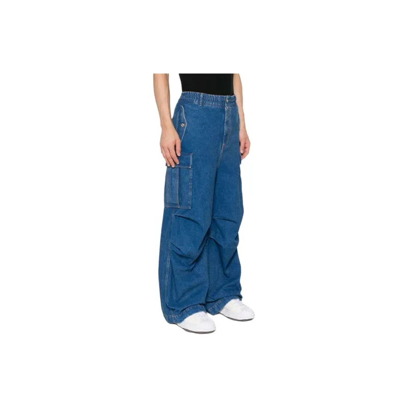 MARNI Logo patch Cargo Jeans-3
