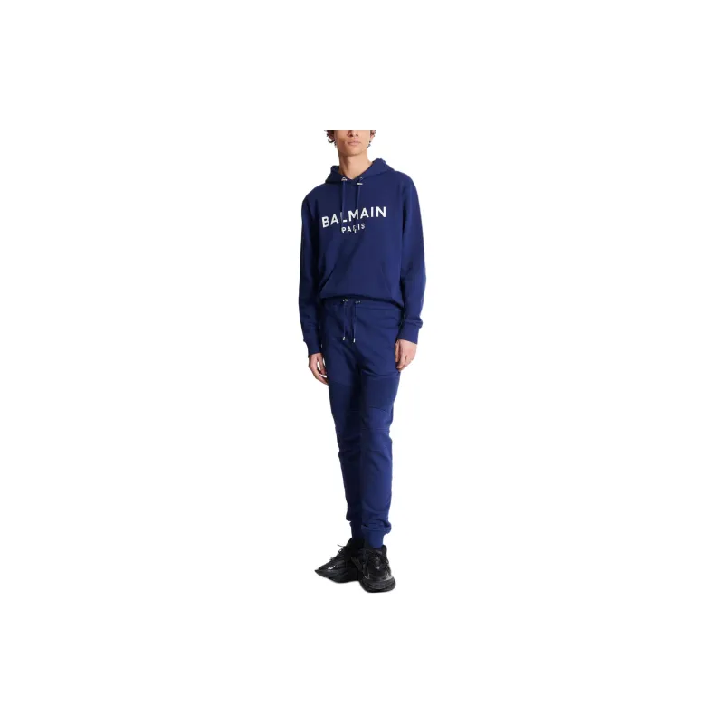 BALMAIN Logo Printed Drawstring Track Pants-2