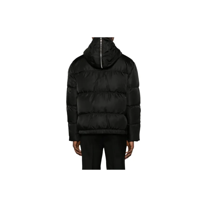 VERSACE Hooded Zip Up Puffer Jacket-2