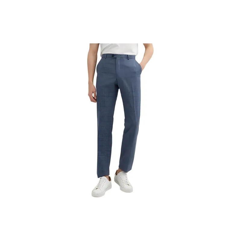ZIOZIA Suit Trousers Men Blue-2