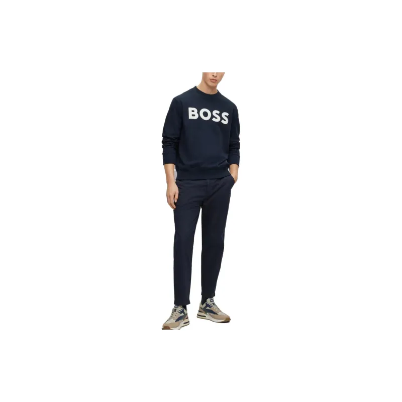 HUGO BOSS Logo Printed Crewneck Sweatshirt-1