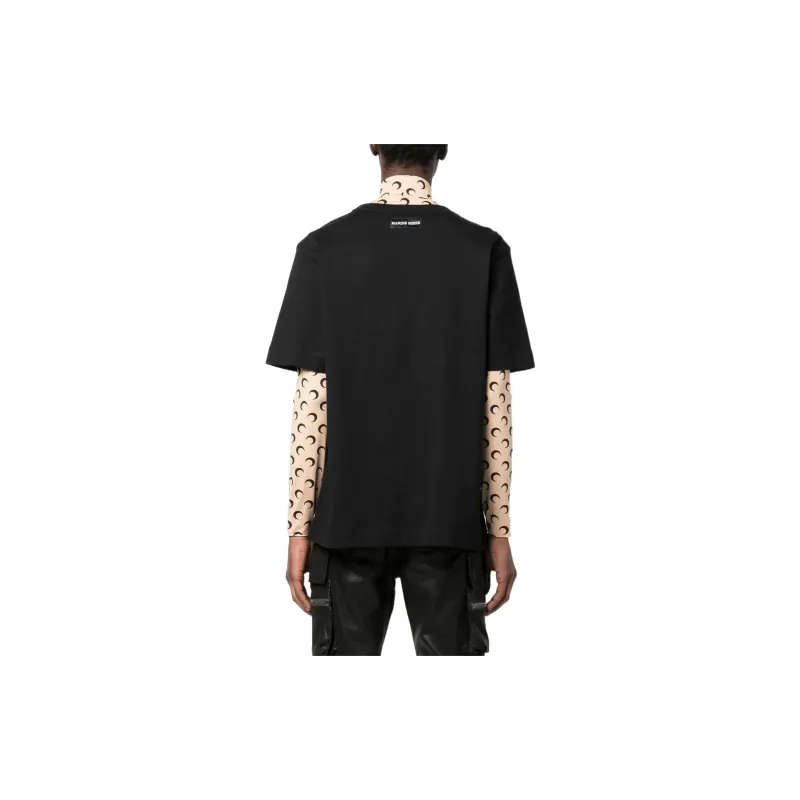 Marine Serre T Shirts Men Black-4