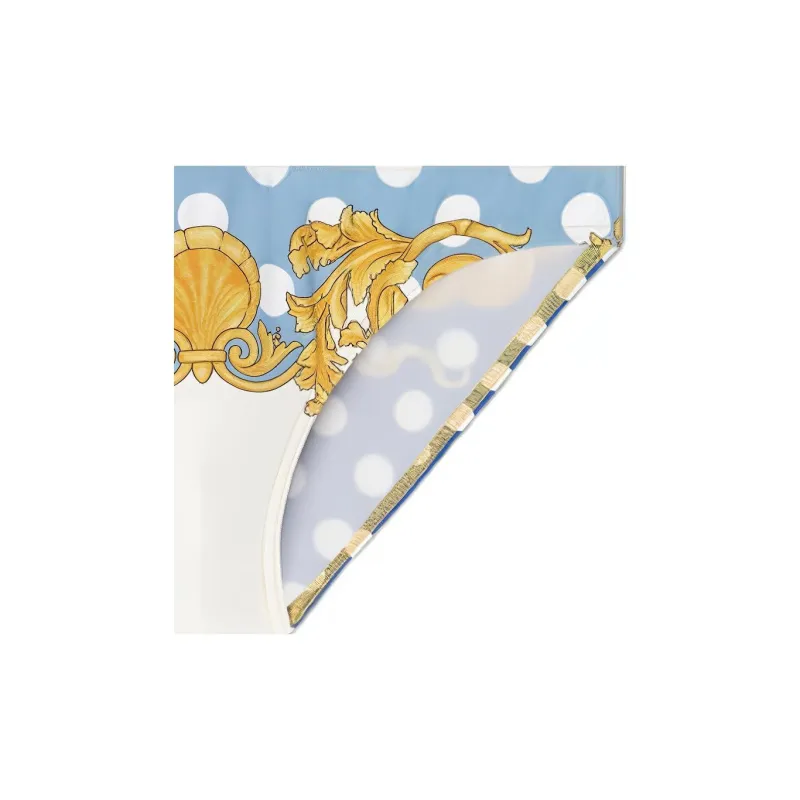 VERSACE SEASHELL BAROQUE Swimming Shorts Men's Multicolor-6